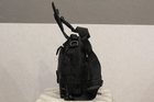 Тактический рюкзак Silver Knight однолямочный с системой M.O.L.L.E Black (098-black) - изображение 7
