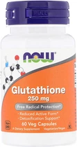 Натуральна добавка Now Foods Glutathione 250 мг Капсули