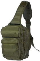 Рюкзак тактический однолямочный Mil-tec 8 литров олива (14059101) - изображение 1