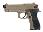 Пістолет Cyma Beretta M92F/M9 CM.126 Tan AEP (Страйкбол 6мм) - зображення 5