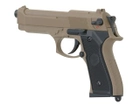 Пістолет Cyma Beretta M92F/M9 CM.126 Tan AEP (Страйкбол 6мм) - зображення 8