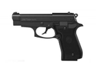 Сигнальний пістолет 84FS чорний + пачка патронів в подарунок - зображення 4