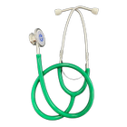 Стетоскоп педіатричний Little Doctor LD Prof-II зелений - зображення 1