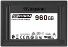 SSD диск Kingston DC1500M 960GB U.2 PCIe 3.0 x4 3D NAND (TLC) (SEDC1500M/960G)