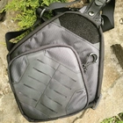 Тактическая сумка для скрытого ношения Scout Tactical EDC ambidexter bag gen 2 black X-PAC + органайзер и кобура в комплекте - зображення 4