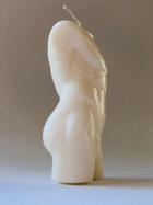 Свічка з натурального 100% соєвого воску чоловічий силует 12,5 "Він". (Ручна робота) - изображение 3