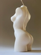 Комплект свічка з натурального 100% соєвого воску чоловічий силует і жіночий силует 12,5 см "Він і Вона". (Ручна робота) - изображение 8