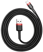 Кабель Baseus Kevlar Cable Lightning – USB 1.0 м 2 A Red/Black (CALKLF-B19)