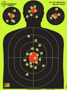 Грудная мишень для стрельбы флюрисцентная Splatterburst 30х45 см (12x18 дюймов) - изображение 1