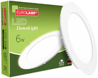 Світильник точковий EUROLAMP LED Downlight 6W 4000K круглий