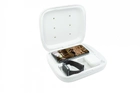 Стерилізатор для мобільного телефону з функцією бездротової зарядки Qitech Wireless Charging Sterilizing Box 4 в 1 колір білий - зображення 4