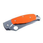 Нож складной Ganzo G7372 (длина: 210мм, лезвие: 89мм, сатин), оранжевый - изображение 2