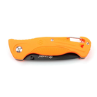 Нож складной Ganzo G611 + свисток (длина: 190мм, лезвие: 75мм), оранжевый - изображение 2