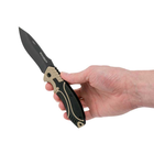 Нож складной Boker Magnum Advance Desert Pro (длина: 213мм, лезвие: 95мм), черный-бежевый - изображение 4