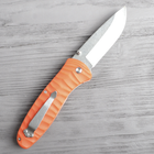 Нож складной Ganzo G6252 (длина: 210мм, лезвие: 89мм, сатин), оранжевый - изображение 6