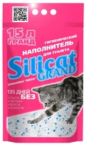 Наполнитель для кошачьего туалета Silicat Grand силикагелевый 15л