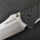 Нож складной Ontario Utilitac 2 JPT-4S (длина: 200мм, лезвие: 83мм, сатин), черный 8916 - изображение 4