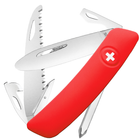Нож складной, мультитул Swiza J06 (95мм, 12 функций), красный KNI.0061.1001 - изображение 1