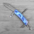 Нож складной, мультитул Swiza С03 (95мм, 11 функций), синий KNI.0030.2030 - изображение 4