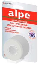 Пластырь Alpe катушечный прозрачный №1 2.5 см х 9.1 м (000000214) - изображение 1