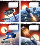 Набір зошитів учнівських Мрії збуваються Космос B5 клітинка 18 аркушів на скобі картонна обкладинка 4 дизайни 20 шт. (ТА5.1811.2995к) - зображення 1