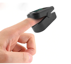 Пульсоксиметр на палец для измерения пульса и сатурации крови Pulse Oximeter LK 87 Black с батарейками - изображение 2