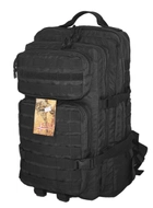 Тактический, штурмовой супер-крепкий рюкзак 38 литров черный Кордура 900 ден 5.15.b. - изображение 1