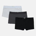 Набор трусов-шорты мужской Levi's 905042001-010 S 3 шт Черный Серый Combo (8718824989587)