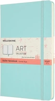 Блокнот Moleskine Art Bullet середній 13 х 21 см в крапку аквамарин