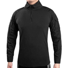 Тактическая рубашка Pave Hawk PLHJ-018 Black 2XL убакс мужская однотонная с карманами на рукавах - изображение 3