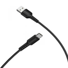 Кабель USB BOROFONE BX16 Easy Type-C (3A) (1M) Чорний