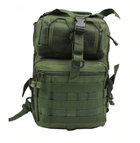 Рюкзак Тактичний Штурмовой Військовий Taktik B25 Oxford 45 літрів Зелений - зображення 3