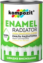 Эмаль акриловая радиаторная Kompozit 0.75 л Белый матовый (4820085740143) - изображение 1