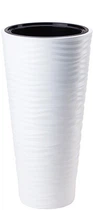 Горщик для квітів Form-Plastic Sahara Slim-30 білий (2723-011)