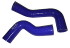 Силіконові патрубки радіатора ГАЗ 33104 Валдай двигун ММЗ 245 (комплект 2 шт.)