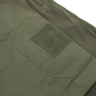 Тактична футболка з коротким рукавом Lesko A416 Green S чоловіча на змійці з кишенями убокс камуфляжна (F_4251-15827) - зображення 6