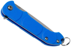Нож складной карманный Ontario OKC Navigator Blue 8900BLU (Liner Lock, 9/138 мм) - изображение 4
