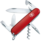 Нож складной, мультитул Victorinox Spartan (91мм, 12 функций), красный 1.3603 - изображение 1