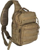 Однолямочный рюкзак тактичний MIL-TEC Койот - зображення 1