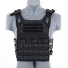 Плитоноска Mil-tec Vest GEN II Черная - изображение 7