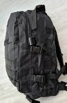 Рюкзак чоловічий тактичний 50402 чорного кольору 47 см х 33 см х 18 см - зображення 5