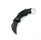 Нож Керамбит мини K3328-2 Чёрный Без бренда (t4606)