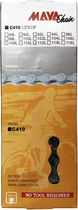 Цепь велосипедная Maya C410 1/2x1/8x112L (00817)