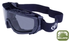 Баллистические очки защитные с уплотнителем Global Vision Ballistech-1 (gray) Anti-Fog, серые - изображение 1