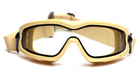 Тактичні окуляри з діоптричною вставкою Pyramex V2G-PLUS SAND Прозорі - зображення 6