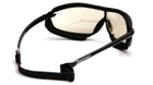 Баллистические очки защитные с уплотнителем Pyramex XS3 Plus (Anti-Fog) (indoor/outdoor mirror) зеркальные полутемные - изображение 4