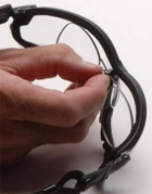 Баллистические очки с диоптрической вставкой Pyramex V2G темные - изображение 4