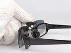 Поляризационная накладка на очки RockBros чёрная маленькая - изображение 5