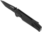 Ніж SOG Vision XR Black/Partially Serrated 12-57-02-57 - зображення 4