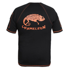 Футболка Chameleon тактична BLACK/ORANGE 52-54 Чорний (0409-04) - зображення 5